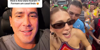 Andr&eacute; Marques esclarece suposto beijo em Ana Clara no carnaval e reage a rumores de affair  Foto: Reprodu&ccedil;&atilde;o/Instagram