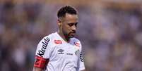 Neymar na derrota do Santos para o Novorizontino  Foto: DOUGLAS MORETI/AG&Ecirc;NCIA F8/ESTAD&Atilde;O CONTE&Uacute;DO
