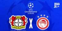 Foto: Jogada10 - Legenda: Leverkusen e Olympiacos se enfrentam pelo jogo de volta dos playoffs das oitavas de final da Champions / Jogada10
