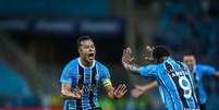 Marlon marcou o gol da vit&oacute;ria do Gr&ecirc;mio &ndash; FOTO: LUCAS UEBEL/GREMIO FBPA  Foto: Jogada10