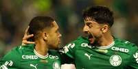 Vitor Roque marcou o primeiro gol do Palmeiras - Foto: Cesar Greco/Palmeiras / Jogada10