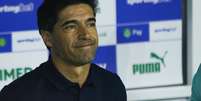 Abel Ferreira cumpriu s&eacute;timo jogo de suspens&atilde;o   Foto: VINICIUS NUNES/AG&Ecirc;NCIA F8 / Estad&atilde;o