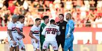 Cl&aacute;ssico entre S&atilde;o Paulo e Palmeiras coleciona pol&ecirc;micas recentes  Foto: Alexandre Schneider/Getty Images