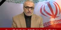 &Acirc;ncora de TV estatal iraniana anuncia morte de Ali Khamenei  Foto: IRINN/Reprodu&ccedil;&atilde;o/Rede de Not&iacute;cias da Rep&uacute;blica Isl&acirc;mica do Ir&atilde;