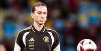 Filipe Luís foi demitido após a goleada sobre o Madureira –  Foto: Gilvan de Souza / Flamengo / Jogada10