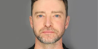 Nesta imagem divulgada pelo Departamento de Pol&iacute;cia de Sag Harbor, o m&uacute;sico Justin Timberlake aparece em uma foto de registro policial em 18 de junho de 2024 em Sag Harbor, Nova York. Timberlake foi acusado de dirigir embriagado.  Foto: Sag Harbor Police Department via Getty Images