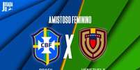 Foto: Arte Jogada10 - Legenda: Sele&ccedil;&atilde;o feminina do Brasil enfrenta a Venezuela em amistoso no M&eacute;xico / Jogada10