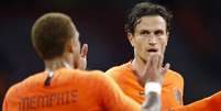 O ex-lateral Daryl Janmaat, ex-companheiro de Memphis Depay na sele&ccedil;&atilde;o da Holanda, desabafou sobre o v&iacute;cio em coca&iacute;na  Foto: VI Images/Getty Images