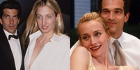 A verdadeira história de John F. Kennedy Jr. e Carolyn Bessette: o que é realidade e o que é ficção na nova série de Ryan Murphy.  Foto: Getty Images, Reprodução/Disney+ / Purepeople