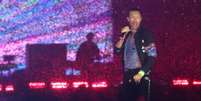 Show da banda Coldplay durante o Rock in Rio de 2022; grupo foi escalado para a festa de Vorcaro na It&aacute;lia  Foto: Estad&atilde;o