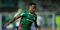 Jhon Arias (Palmeiras) durante jogo contra o S&atilde;o Paulo, no dia 01.03.2026 Foto: Vilmar Bannach / Alamy