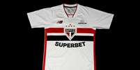 Camisa titular do S&atilde;o Paulo para 2026   Foto: Reprodu&ccedil;&atilde;o/New Balance / Esporte News Mundo