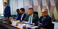 Duarte Jr., Carlos Viana e Alfredo Gaspar comp&otilde;em a c&uacute;pula da CPI do INSS  Foto: Wilton Junior/Estad&atilde;o / Estad&atilde;o