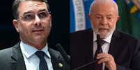Fl&aacute;vio Bolsonaro tem leve vantagem nas inten&ccedil;&otilde;es de voto em S&atilde;o Paulo, mostra Realtime/Bigdata  Foto: Montagem: Andressa Anholete/Ag&ecirc;ncia Senado e Marcelo Camargo/Ag&ecirc;ncia Brasil