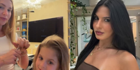 &lsquo;S&oacute; a mam&atilde;e, n&eacute;?': Virg&iacute;nia Fonseca &eacute; acusada de mandar indireta para Ana Castela em v&iacute;deo com a filha de tr&ecirc;s anos.  Foto: Reprodu&ccedil;&atilde;o, Instagram / Purepeople