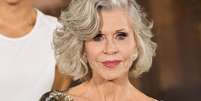 A atriz Jane Fonda, ao 88 anos: 'Costumo acordar às 5h30, faço exercícios todos os dias e alterno dias trabalhando a parte superior e inferior do corpo para fortalecê-lo'.  Foto: Getty Images, 2025 Getty Images / Purepeople