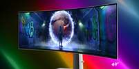 Samsung lan&ccedil;a no Brasil o Monitor Gamer Odyssey OLED G9 de 49 polegadas Foto: Reprodu&ccedil;&atilde;o / Samsung