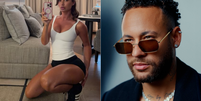 Pauline e Neymar  Foto: Reprodução/instagram @popstantot e @neymarjr