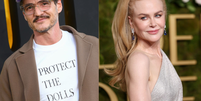 Pedro Pascal  Foto: Joe Maher/Getty Images) e Nicole Kidman ( / Rolling Stone Brasil