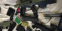 'Armas fantasma' feitas com impressora 3D foram apreendidas durante operação Shadowgun  Foto: Divulgação/MJSP