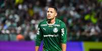 Vitor Roque (Palmeiras) durante jogo contra o S&atilde;o Paulo, no dia 01.03.2026 Foto: Foto Arena / Alamy