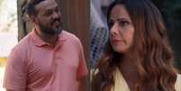 Belo reage &agrave; cena com duplo sentido gravada ao lado de Viviane Ara&uacute;jo na Globo  Foto: Reprodu&ccedil;&atilde;o/TV Globo