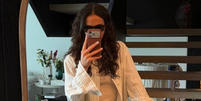 Bruna Marquezine com look estilo pijama   Foto: Reprodu&ccedil;&atilde;o/Instagram / Elas no Tapete Vermelho