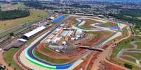 Autódromo Internacional Ayrton Senna recebeu nova pintura e melhorias na infraestrutura para sediar o Grande Prêmio do Brasil de MotoGP  Foto: Reprodução: X