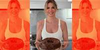Luciana Gimenez com o bolo preparado: vídeos de humor podem atrair audiência e patrocinadores  Foto: Reprodução/@lucianagimenez