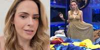 Ana Paula Renault deixou v&iacute;deo gravado criticando o look do BBB  Foto: Montagem / Contigo
