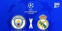 Foto: Jogada10 - Legenda: City e Real Madrid se enfrentam pelo jogo de volta das oitavas de final da Champions / Jogada10