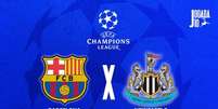 Foto: Arte Jogada10 - Legenda: Barcelona, favorito, enfrenta o Newcastle / Jogada10