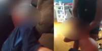 M&atilde;e &eacute; flagrada espancando e estrangulando crian&ccedil;a de 12 anos no Paran&aacute;  Foto: Reprodu&ccedil;&atilde;o/Youtube