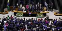 Registro do Plen&aacute;rio da C&acirc;mara na posse dos 513 deputados no inicio de 2023  Foto: Reprodu&ccedil;&atilde;o/Ag&ecirc;ncia Senado