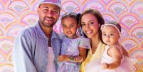 Neymar, Bruna Biancardi e as filhas, Mavie e Mel  Foto: Reprodu&ccedil;&atilde;o/Instagram