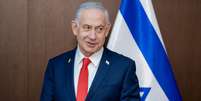 O primeiro-ministro israelense disse que o Ir&atilde; est&aacute; prestes a ser "dizimado" Foto: Nathan Howard - Pool/Getty Images