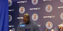 Shaquille O’Neal em entrevista coletiva  Foto: Raul Godoy/Terra