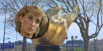 A 'Chama da Liberdade', em Paris, recebe diariamente centenas de admiradores da princesa Diana em Paris  Foto: Sala de TV e Reprodu&ccedil;&atilde;o/BBC