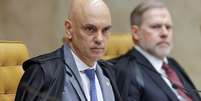 Moraes ao lado de Toffoli  Foto: Rosinei Coutinho/STF / BBC News Brasil