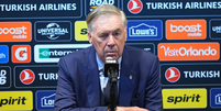 Carlo Ancelotti em entrevista coletiva  Foto: Reprodu&ccedil;&atilde;o/Youtube/CBF