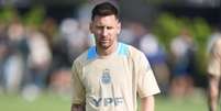 Messi foi reserva no amistoso da Argentina  Foto: Divulga&ccedil;&atilde;o/Argentina / Estad&atilde;o