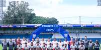Jogadores do time sub-15 do Red Bull Bragantino. Foto: Fernando Roberto/Red Bull Bragantino / Esporte News Mundo