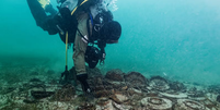 Naufrágio do Império Romano de 2 mil anos é encontrado em lago na Suíça  Foto: Divulgação/Octopus Foundation