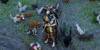Jogador de Crimson Desert cria ex&eacute;rcito de gatos no jogo  Foto: Reprodu&ccedil;&atilde;o / ButeosDolichovespula / Reddit