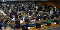 Sess&atilde;o da CPI do INSS vota relat&oacute;rio final  Foto: Reprodu&ccedil;&atilde;o via TV Senado / Estad&atilde;o