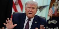 Presidente dos EUA, Donald Trump,. no Sal&atilde;o Oval da Casa Branca
31 de mar&ccedil;o de 2026 REUTERS/Evan Vucci  Foto: Reuters