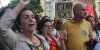 Manifesta&ccedil;&atilde;o contra a escala 6x1 na Cinel&acirc;ndia, centro do Rio de Janeiro  Foto: Pedro Kirilos/Estad&atilde;o / Estad&atilde;o