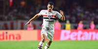 Lucas Ramon (São Paulo) durante jogo contra o Palmeiras, no dia 21.03.2026. Foto: SPP Sport Press / Alamy