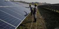 Usina solar na &iacute;ndia  Foto: DW / Deutsche Welle