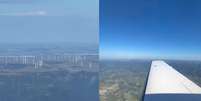 Renan Saes publicou v&iacute;deo em voo pouco antes do acidente   Foto: Reprodu&ccedil;&atilde;o/renan.saes/Instagram